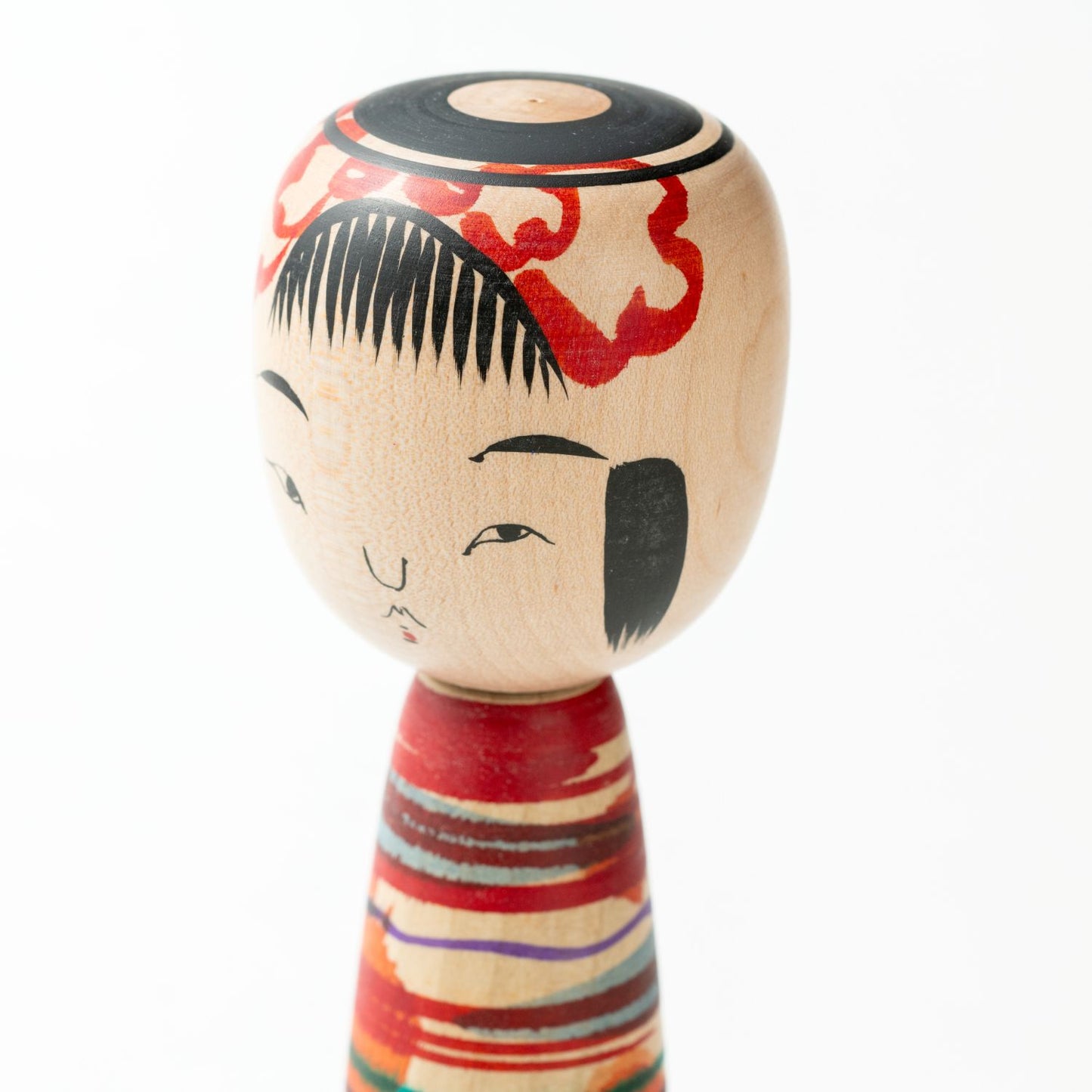 こけし6寸(阿部国敏工人作)