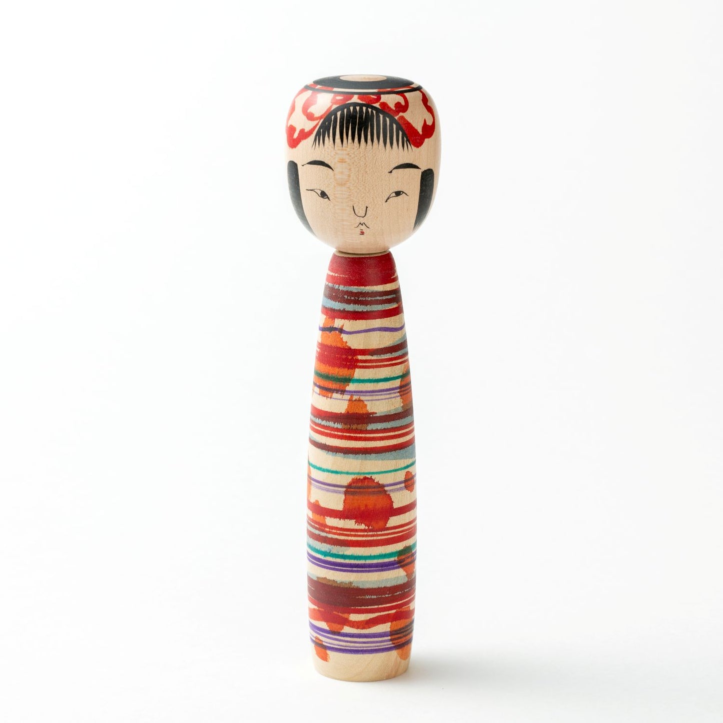 こけし6寸（阿部国敏工人作）