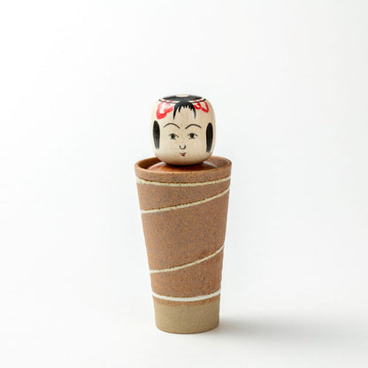湯呑みえじこ（西山敏彦工人作）